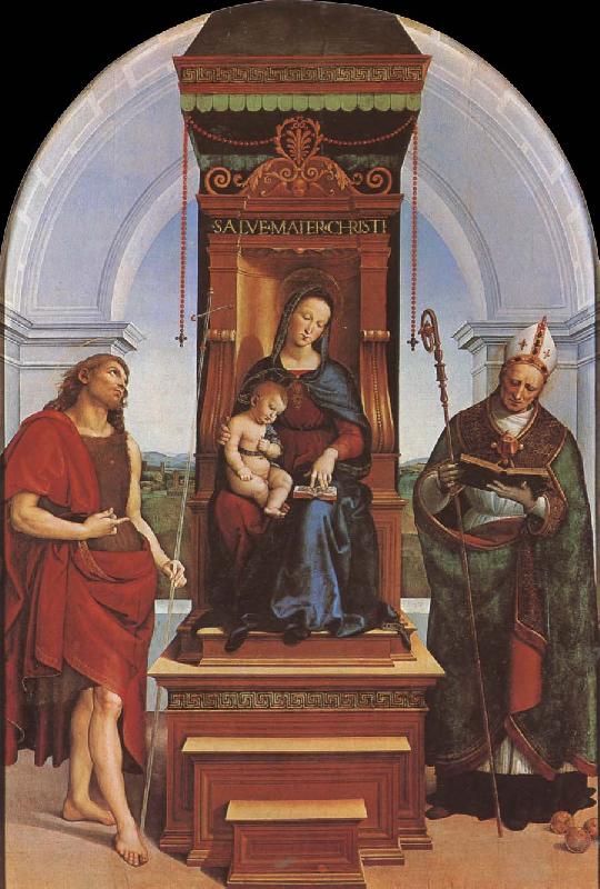 RAFFAELLO Sanzio Virgin Mary and her son